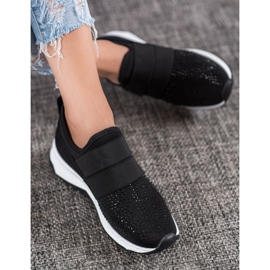 SHELOVET Scarpe Slip-on Con Velcro nero 2