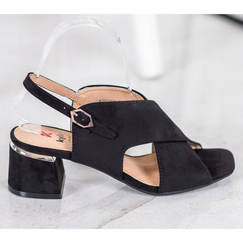 Kylie Eleganti sandali neri nero 2