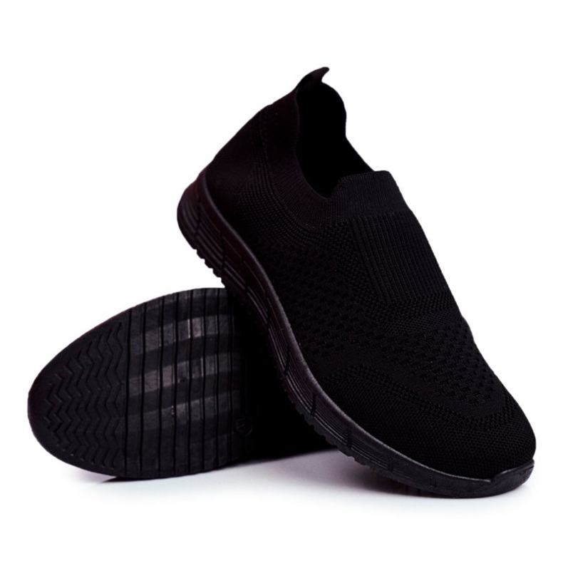 SEA Scarpe Slip-On da uomo in tessuto sportivo Marquez nero 2