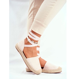 PS1 Espadrillas da donna, lino annodato, Bonjour beige 1