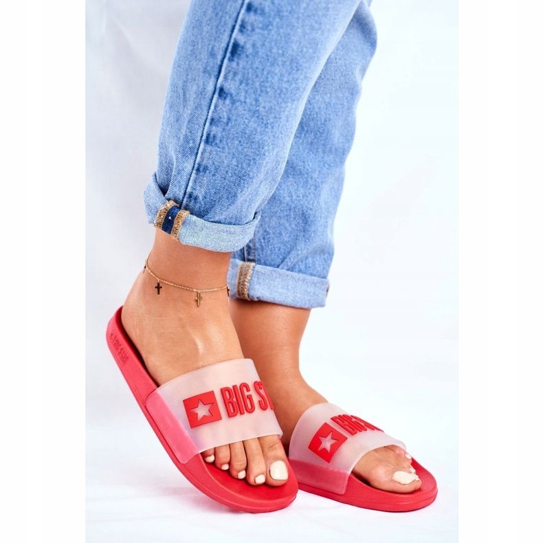 Pantofole Donna Big Star Rosse FF274A202 rosso 1