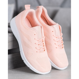 Renda Scarpe sportive traforate rosa 2