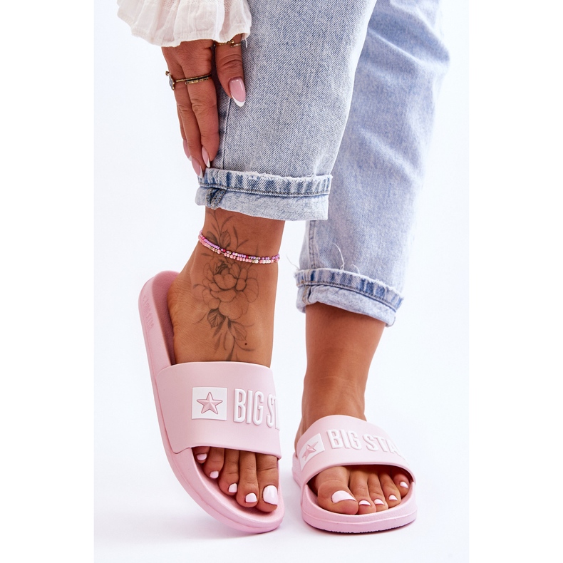 Pantofole da donna Big Star Rosa FF274A201 1