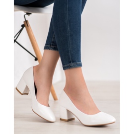 SHELOVET Décolleté Bianche Con Ecopelle bianca 2