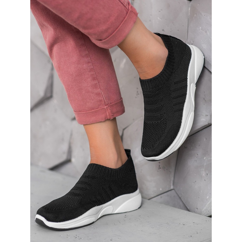 Sweet Shoes Comodi Slipon Sulla Piattaforma nero 2