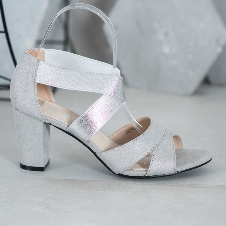 Filippo Sandali slip-on argento grigio 2