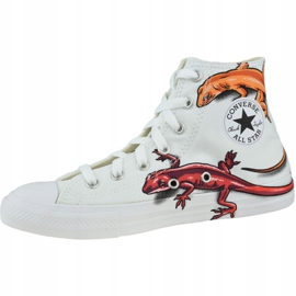 Converse Lizards Chuck Taylor All Star High Bambini 667943C bianca grigio 1