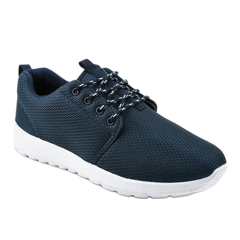 Scarpe sportive da uomo blu navy MN15-7 1