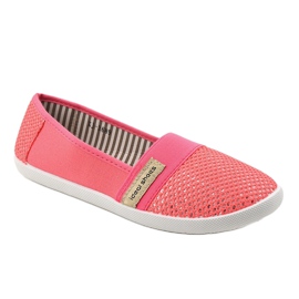 Sneakers slip-on in lycra rosa XJ-2689 1
