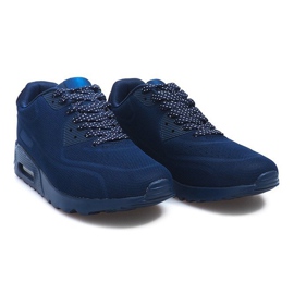 Scarpe sportive da uomo blu navy 5586-2 1