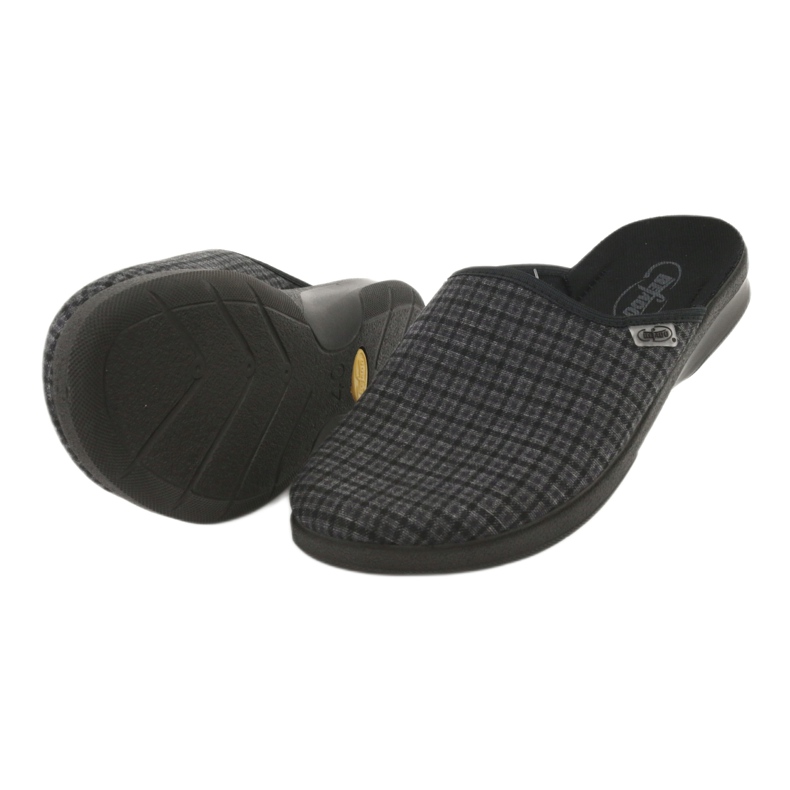 Scarpe da uomo Befado pu 548M012 nero grigio 5