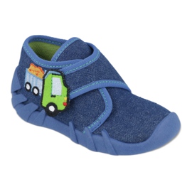 Scarpe per bambini Befado 523P012 blu navy blu verde 1