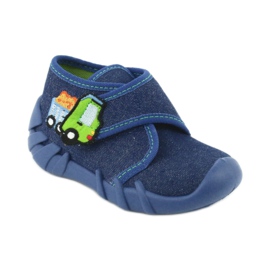Scarpe per bambini Befado 523P012 blu navy blu verde 2