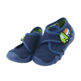 Scarpe per bambini Befado 523P012 blu navy blu verde 3