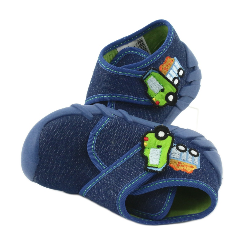 Scarpe per bambini Befado 523P012 blu navy blu verde 5