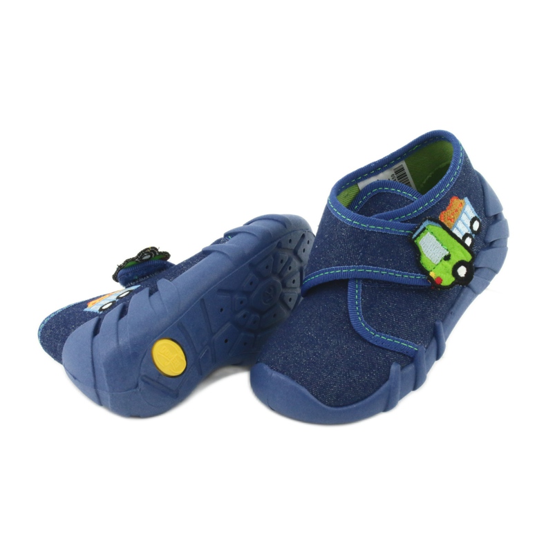 Scarpe per bambini Befado 523P012 blu navy blu verde 4