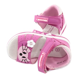 Sandali bambina American Club DR22/20 gattino rosa 4