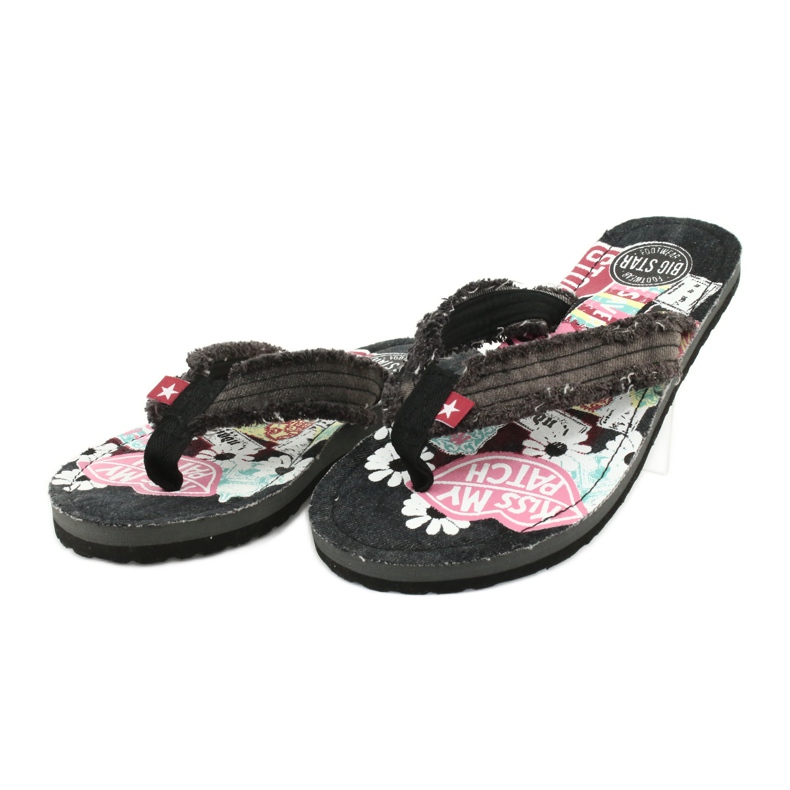 Jeans Big Star 274A124 infradito nero multicolore 2