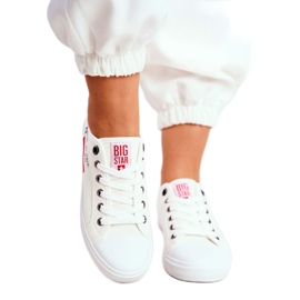 Sneakers Donna Big Star Bianche FF274079 nero rosso 1