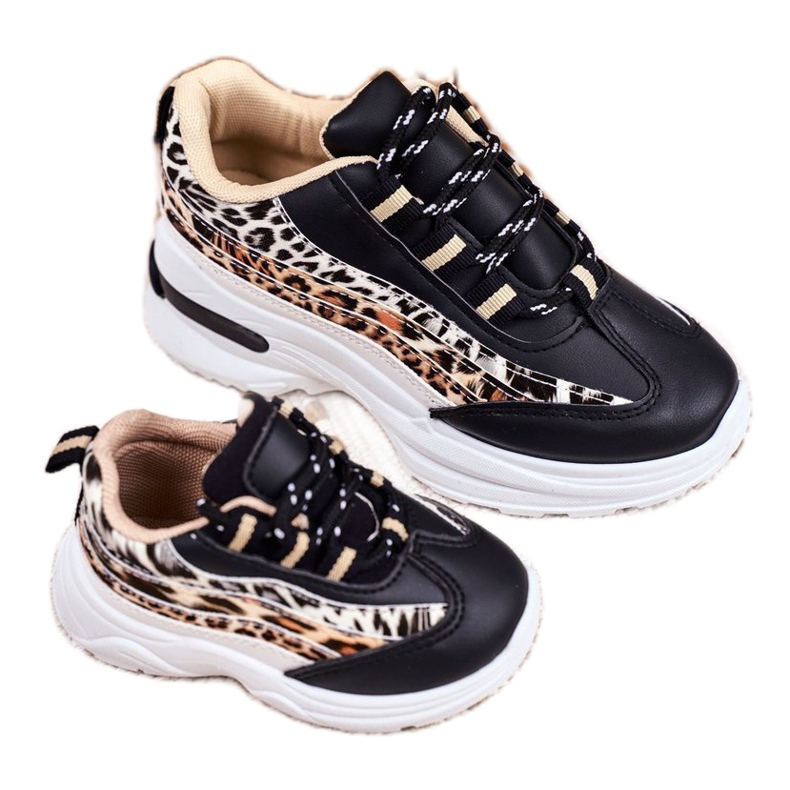 FRROCK Scarpe sportive per bambini Dante nere marrone nero 3