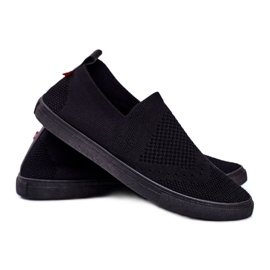 Sneakers da donna nere Sneakers senza lacci Big Star FF274A609 nero 1