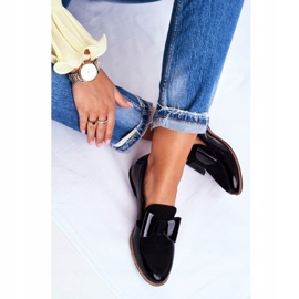 Scarpe brogue da donna Maciejka Mocassini laccati Nero 04099-01 / 00-5 2