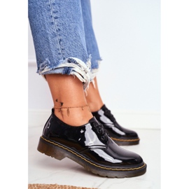 SEA Scarpe Brogue da Donna Laccate Nere Do It Better! nero 2