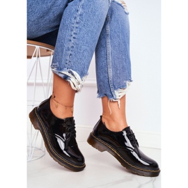 SEA Scarpe Brogue da Donna Laccate Nere Do It Better! nero 1