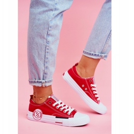 Sneakers Donna Cross Jeans Rosso FF2R4074C 1