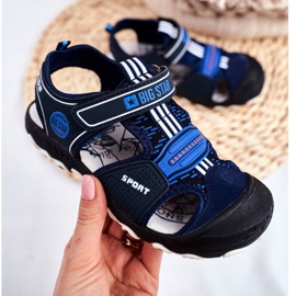 Sandali Per Bambini Big Star Con Velcro Blu Navy FF374211 2