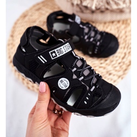 Sandali per Bambini Big Star Con Velcro Nero FF374210 2