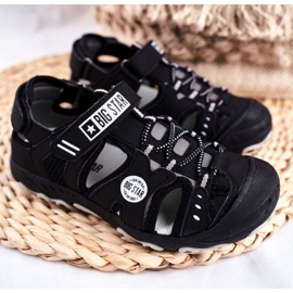 Sandali per Bambini Big Star Con Velcro Nero FF374210 1