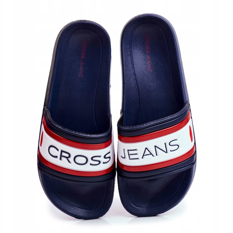 Pantofole Uomo Cross Jeans Blu Navy FF1R4092 2