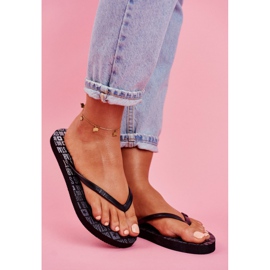 Pantofole da donna Infradito Big Star Black FF274A303 nero 1