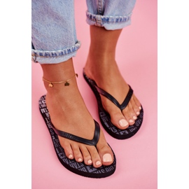 Pantofole da donna Infradito Big Star Black FF274A303 nero 2