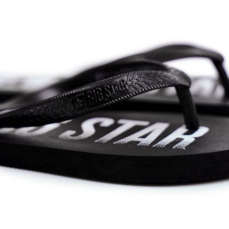 Pantofole da uomo Infradito Big Star Black FF274A470 nero 1