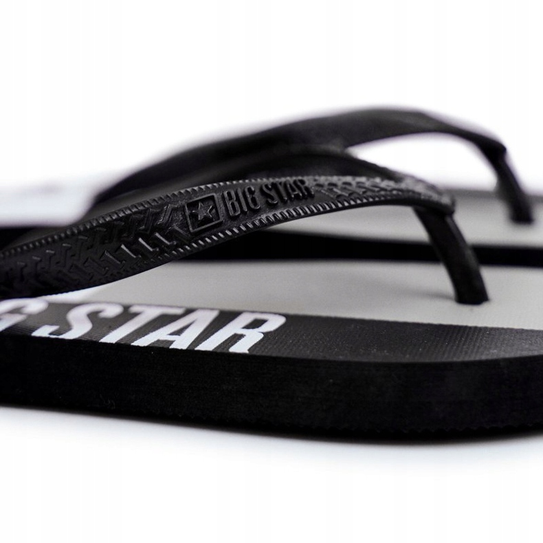 Pantofole da uomo Infradito Big Star Black FF274A453 nero 1