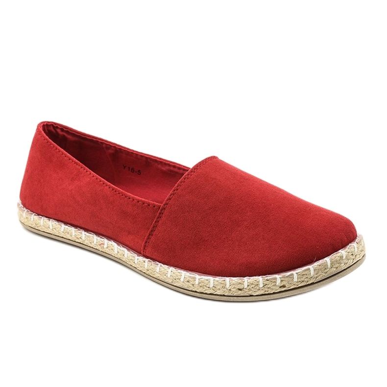 Espadrillas slip-on rosse Y16-5 rosso 1