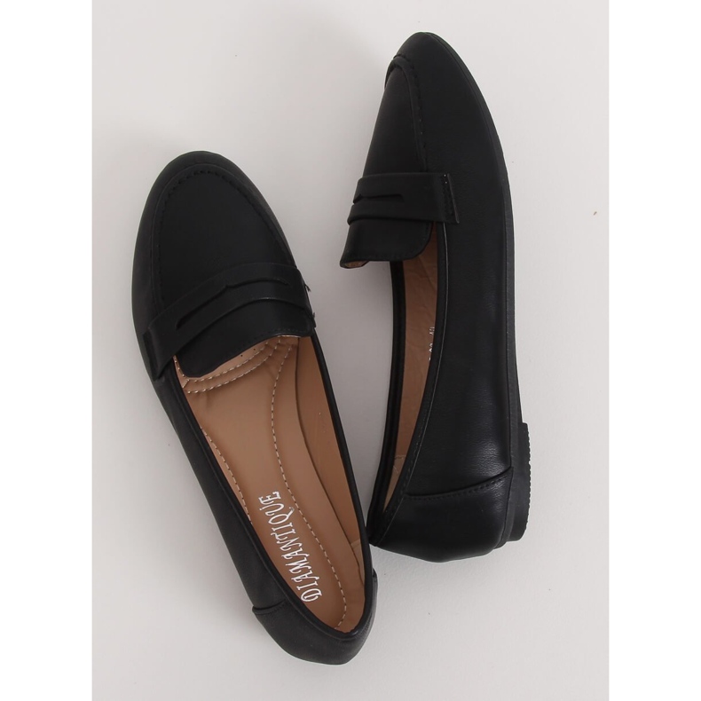 Mocassini neri da donna 98-29 Black nero 1