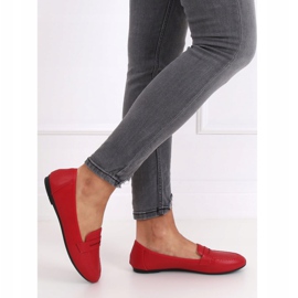 Mocassini da donna rossi 98-29 Rosso 2