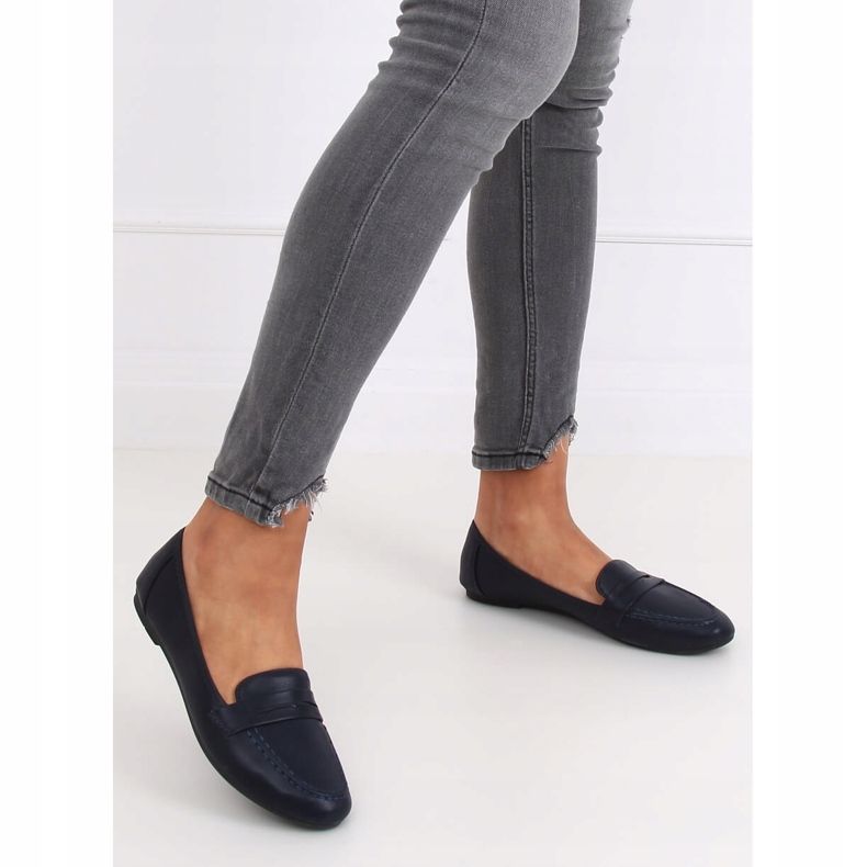 Mocassini donna blu navy 98-29 Blu 2