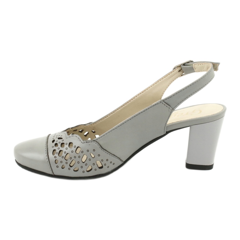 Sandali traforati da donna Gregors 771 grigio 1