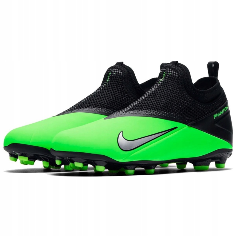 Nike Phantom Vsn 2 Academy Df Fg / MG Jr CD4059 306 scarpe da calcio multicolore verde 1