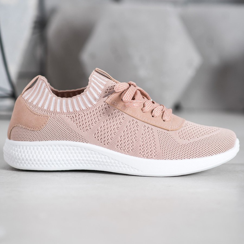 SHELOVET Scarpe sportive in polvere rosa 1