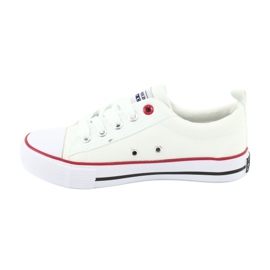 American Club American White Classic LH25 Sneaker legate bianca bianca 3
