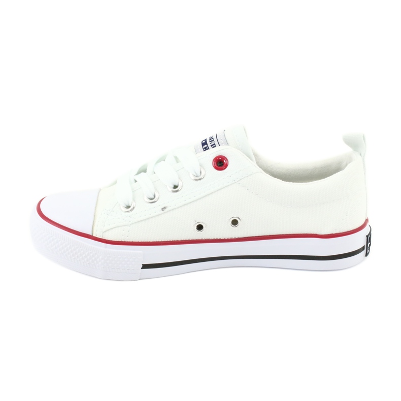 American Club American White Classic LH25 Sneaker legate bianco bianco 3