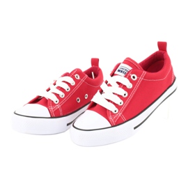 American Club Sneakers rosse americane LH23 allacciate ['rosso'] rosso 4
