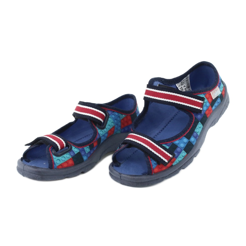 Scarpe per bambini Befado 969X153 rosso blu navy blu 3