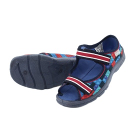 Scarpe per bambini Befado 969X153 rosso blu navy blu 4