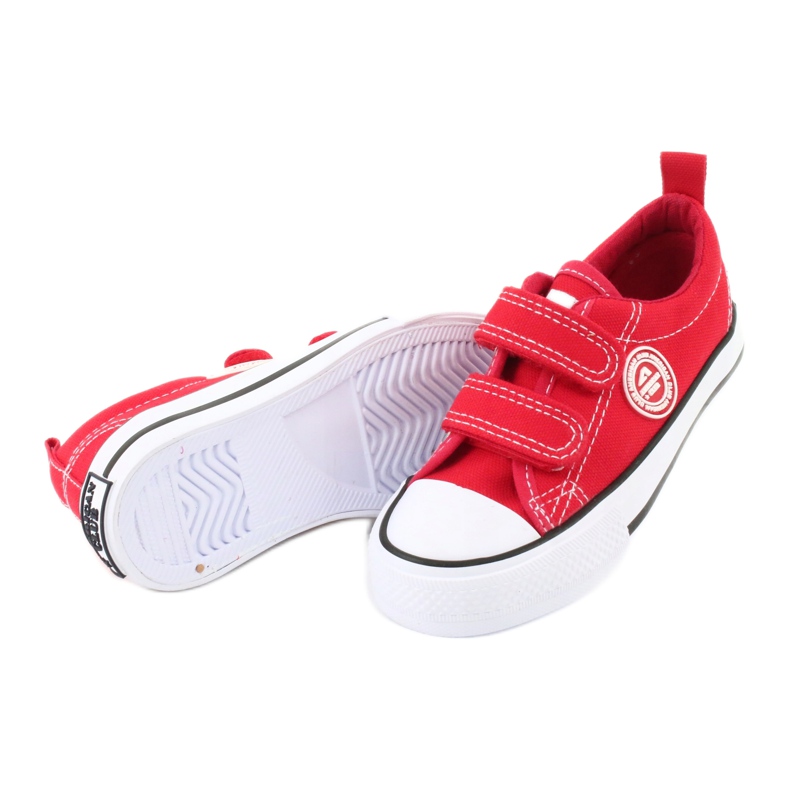 American Club Sneakers rosse americane LH41 rosso 3